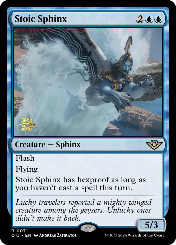 Image for Stoic Sphinx (71) (Prerelease Cards) - Magic: The Gathering
