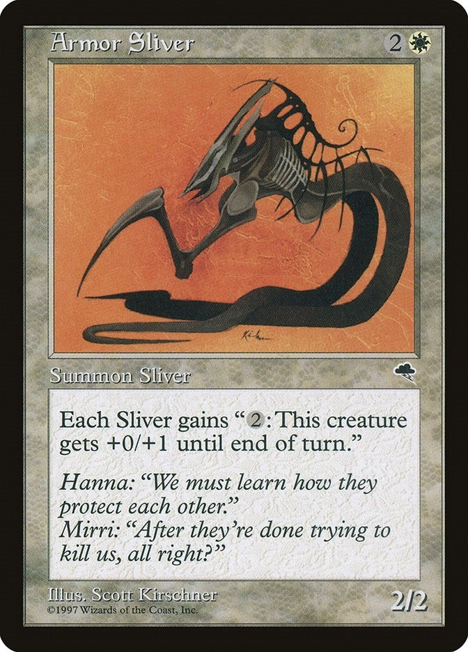 Image for Armor Sliver (4) (Tempest) - Magic: The Gathering