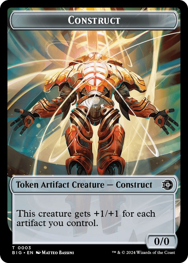 Image for Construct Token (3) (Outlaws of Thunder Junction: The Big Score) - Magic: The Gathering