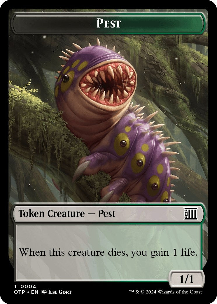 Image for Pest Token (4) (Outlaws of Thunder Junction: Breaking News) - Magic: The Gathering