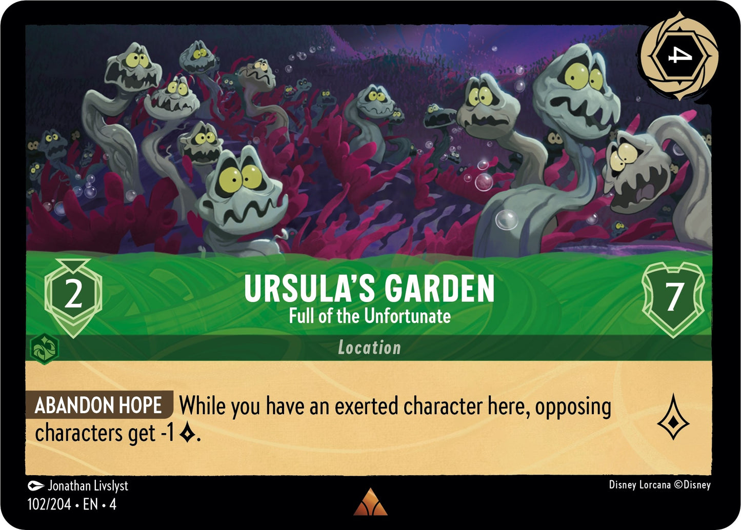 Image for Ursula's Garden - Full of the Unfortunate (102/204) (Ursula's Return) - Disney Lorcana