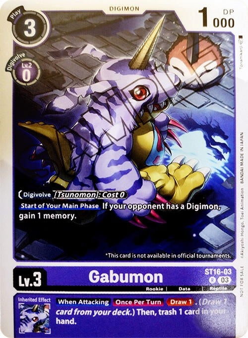Image for Gabumon (Demo Deck Exclusive) (ST16-03 R) (Digimon Demo Deck Exclusive Cards) - Digimon Card Game