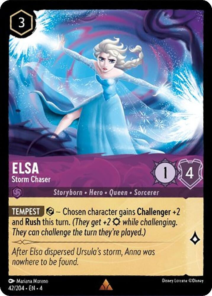 Image for Elsa - Storm Chaser (42/204) (Ursula's Return) - Disney Lorcana