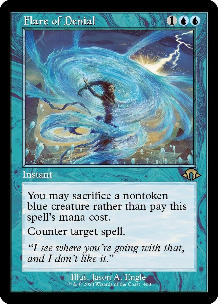 Image for Flare of Denial (Retro Frame) (400) (Modern Horizons 3) - Magic: The Gathering