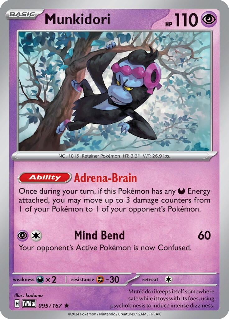 Image for Munkidori (095/167) (SV06: Twilight Masquerade) - Pokemon