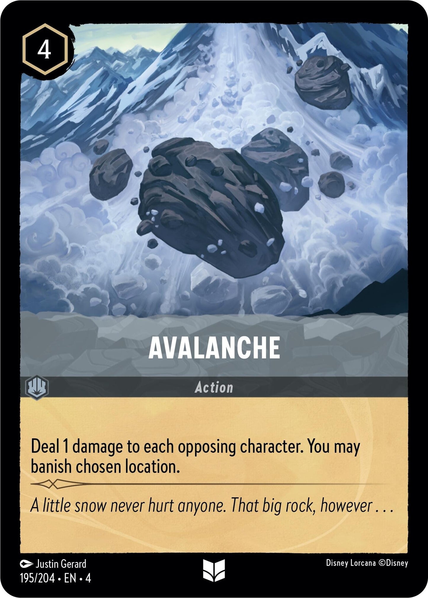 Image for Avalanche (195/204) (Ursula's Return) - Disney Lorcana