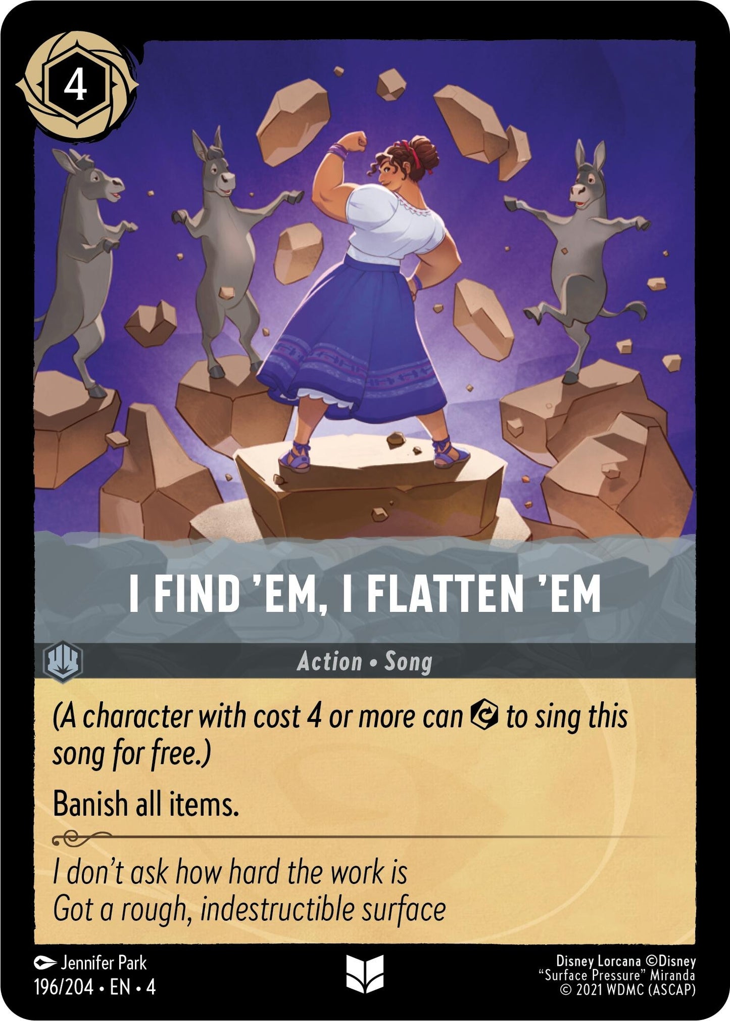 Image for I Find 'Em, I Flatten 'Em (196/204) (Ursula's Return) - Disney Lorcana