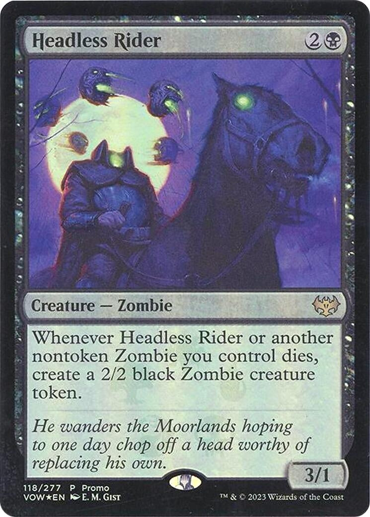 Image for Headless Rider (118) (Media Promos) - Magic: The Gathering