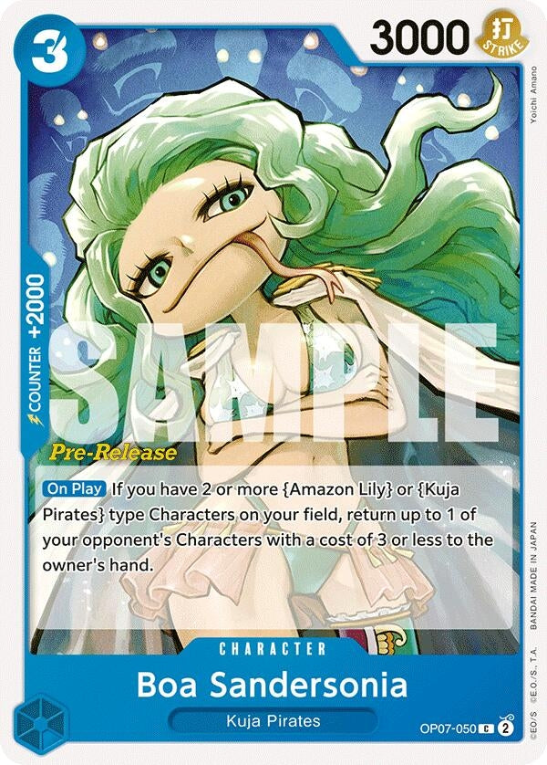 Image for Boa Sandersonia (OP07-050) (500 Years in the Future Pre-Release Cards) - One Piece Card Game