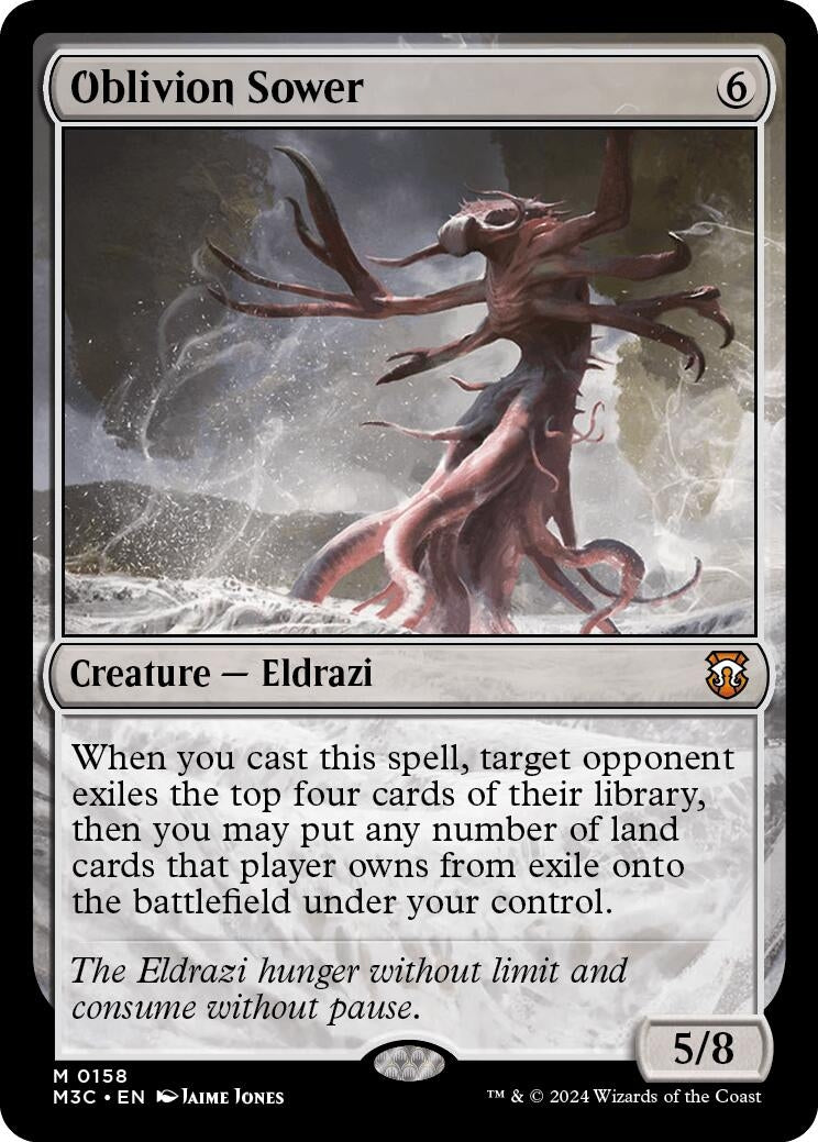 Image for Oblivion Sower (Ripple Foil) (158) (Commander: Modern Horizons 3) - Magic: The Gathering