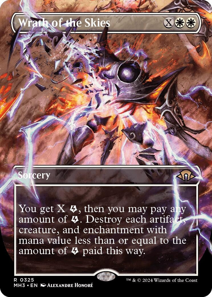 Image for Wrath of the Skies (Borderless) (325) (Modern Horizons 3) - Magic: The Gathering