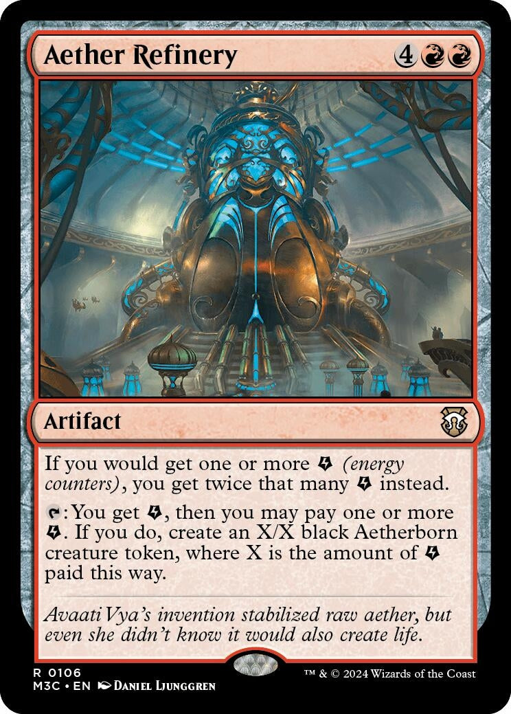 Image for Aether Refinery (106) (Commander: Modern Horizons 3) - Magic: The Gathering
