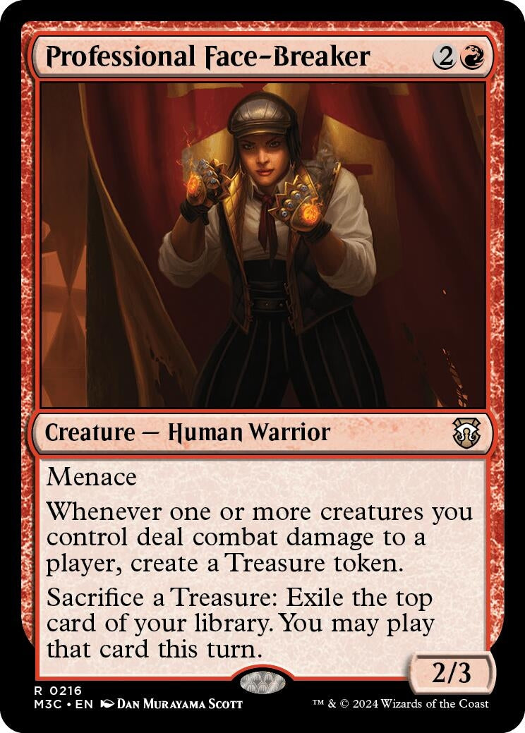 Image for Professional Face-Breaker (216) (Commander: Modern Horizons 3) - Magic: The Gathering