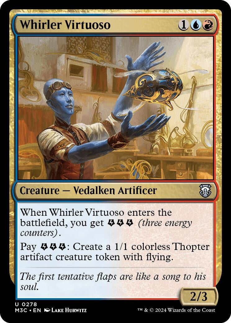 Image for Whirler Virtuoso (278) (Commander: Modern Horizons 3) - Magic: The Gathering