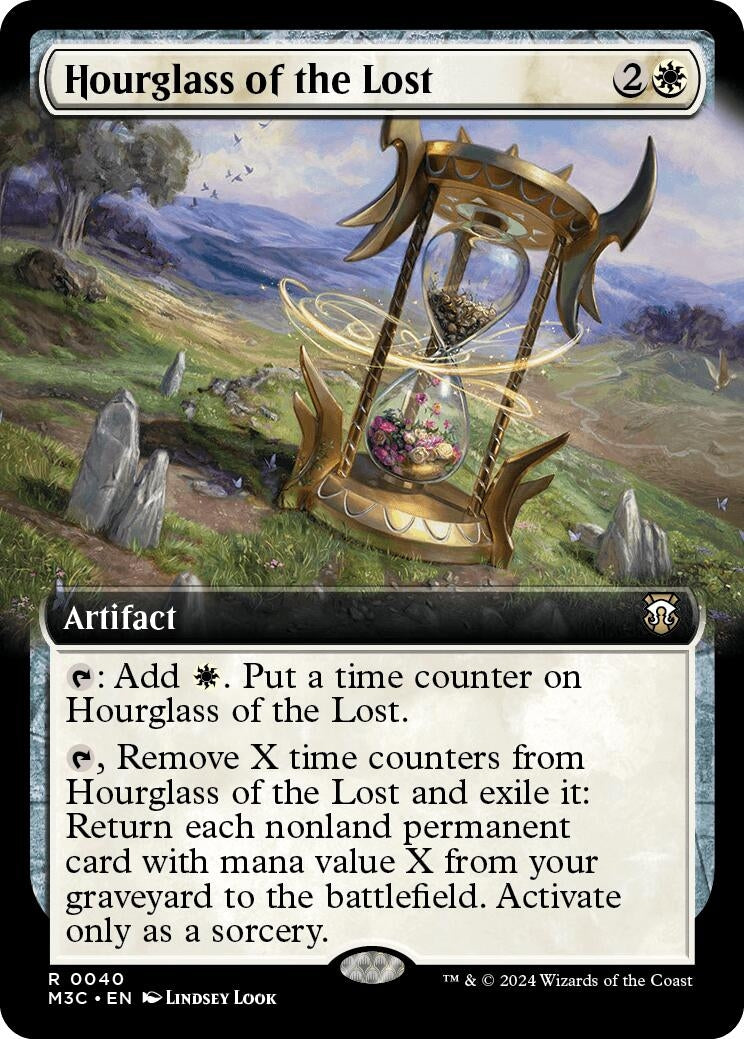 Image for Hourglass of the Lost (Extended Art) (40) (Commander: Modern Horizons 3) - Magic: The Gathering