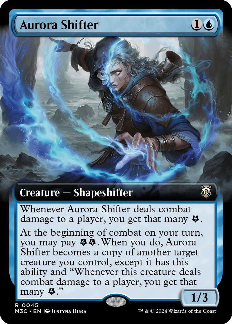 Image for Aurora Shifter (Extended Art) (Ripple Foil) (45) (Commander: Modern Horizons 3) - Magic: The Gathering