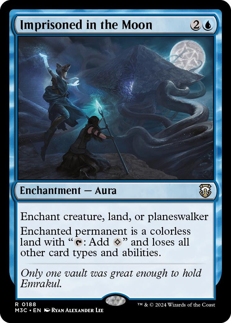 Image for Imprisoned in the Moon (188) (Commander: Modern Horizons 3) - Magic: The Gathering