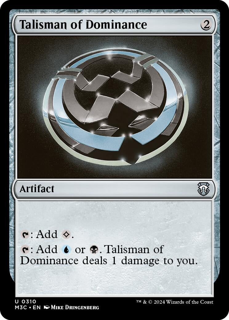 Image for Talisman of Dominance (310) (Commander: Modern Horizons 3) - Magic: The Gathering