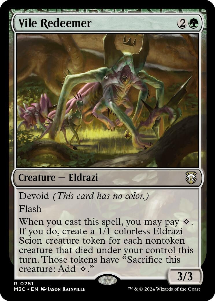 Image for Vile Redeemer (251) (Commander: Modern Horizons 3) - Magic: The Gathering