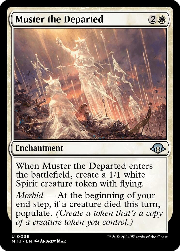 Image for Muster the Departed (36) (Modern Horizons 3) - Magic: The Gathering