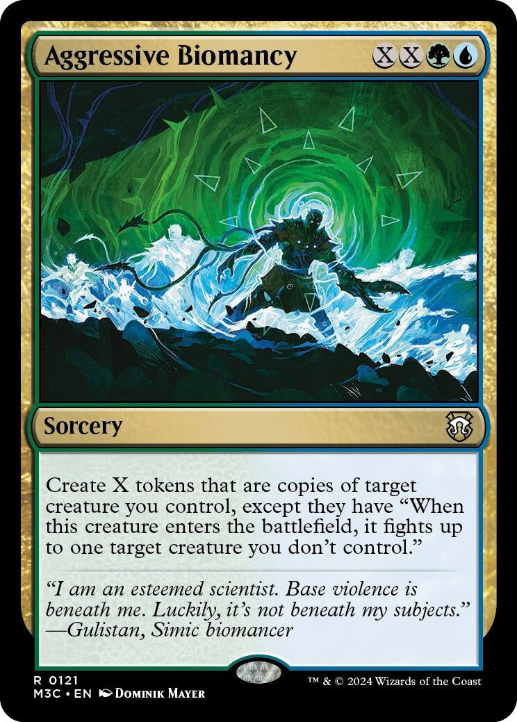 Image for Aggressive Biomancy (121) (Commander: Modern Horizons 3) - Magic: The Gathering