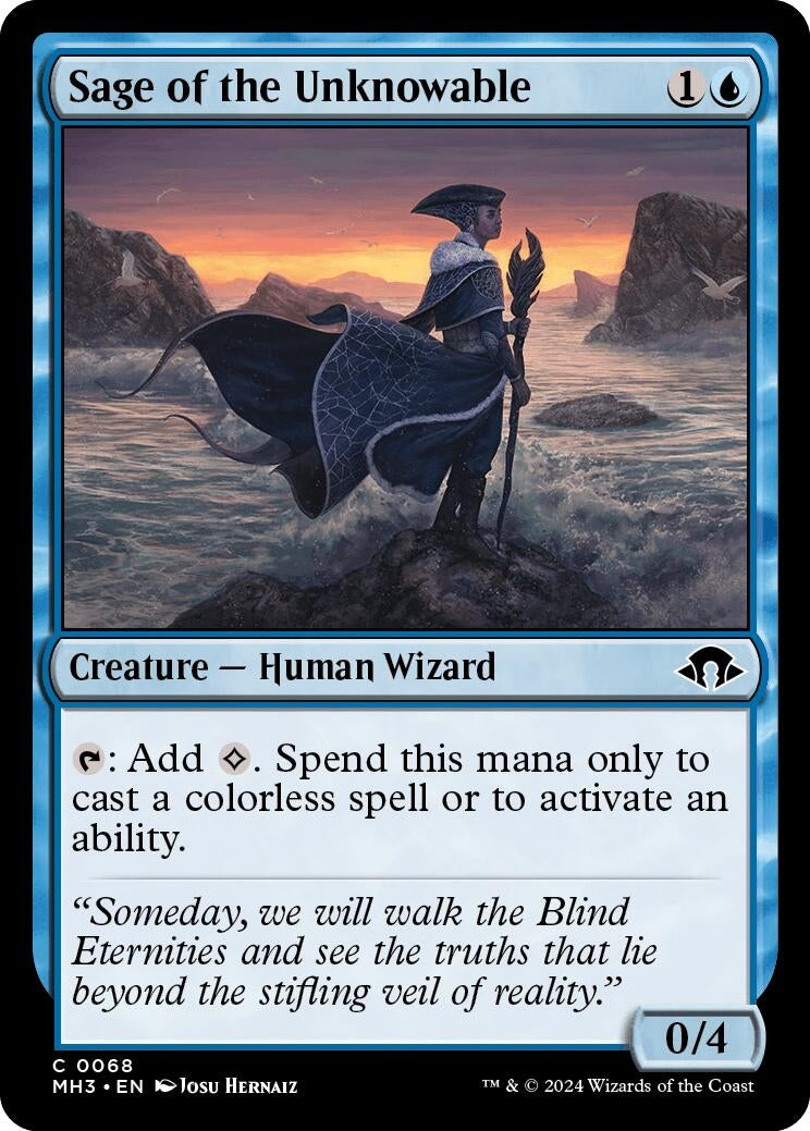 Image for Sage of the Unknowable (68) (Modern Horizons 3) - Magic: The Gathering