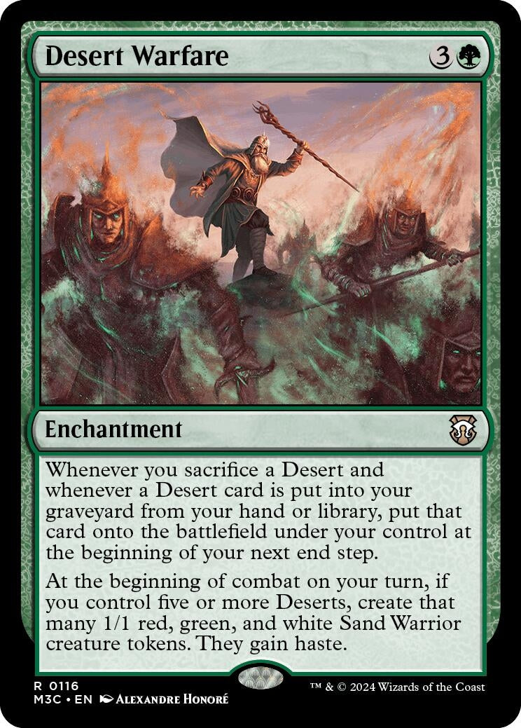Image for Desert Warfare (116) (Commander: Modern Horizons 3) - Magic: The Gathering