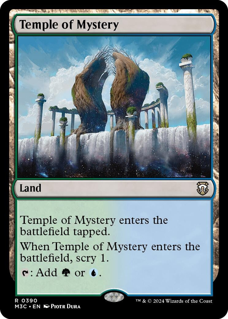 Image for Temple of Mystery (390) (Commander: Modern Horizons 3) - Magic: The Gathering