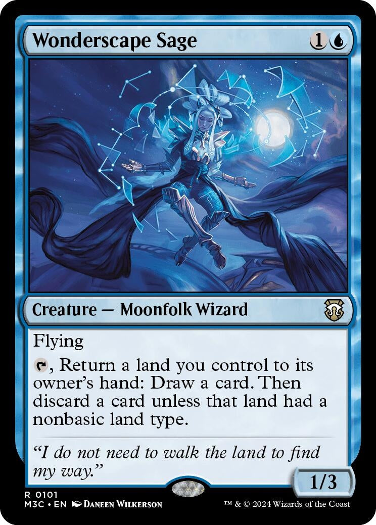 Image for Wonderscape Sage (101) (Commander: Modern Horizons 3) - Magic: The Gathering