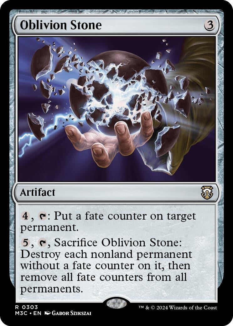 Image for Oblivion Stone (303) (Commander: Modern Horizons 3) - Magic: The Gathering