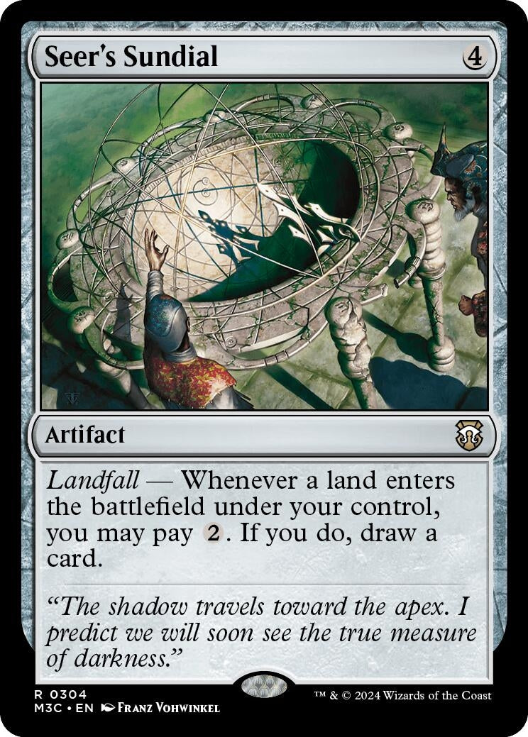 Image for Seer's Sundial (304) (Commander: Modern Horizons 3) - Magic: The Gathering