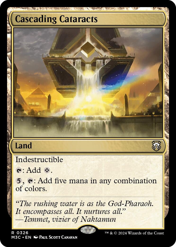 Image for Cascading Cataracts (Ripple Foil) (326) (Commander: Modern Horizons 3) - Magic: The Gathering