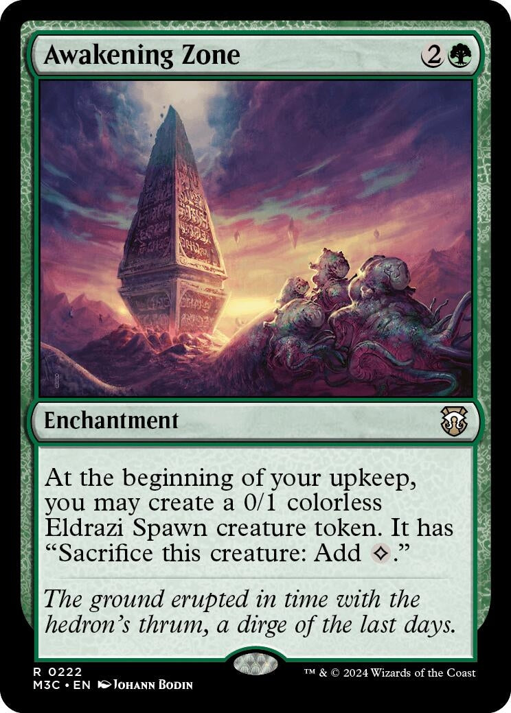 Image for Awakening Zone (Ripple Foil) (222) (Commander: Modern Horizons 3) - Magic: The Gathering