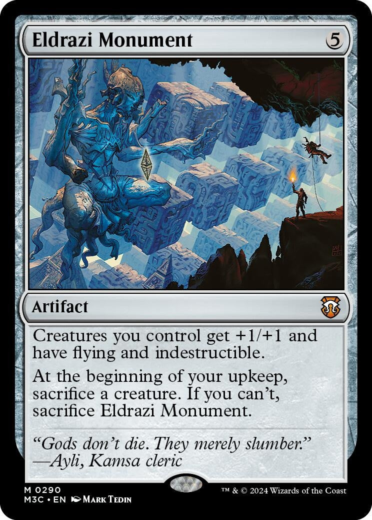 Image for Eldrazi Monument (Ripple Foil) (290) (Commander: Modern Horizons 3) - Magic: The Gathering