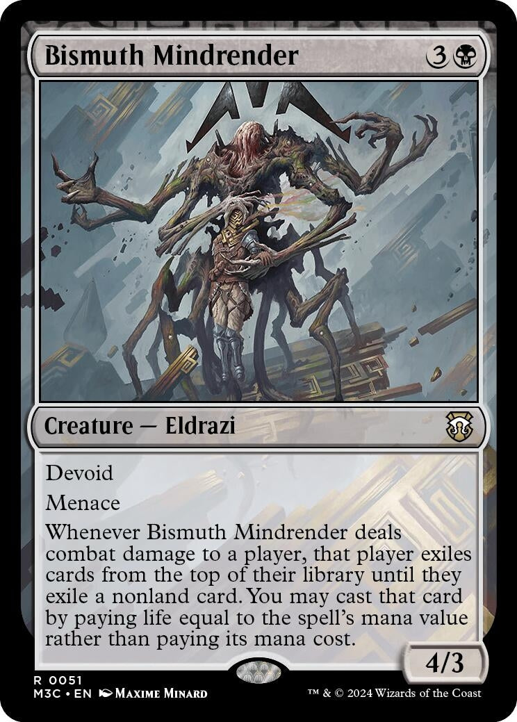Image for Bismuth Mindrender (Ripple Foil) (51) (Commander: Modern Horizons 3) - Magic: The Gathering