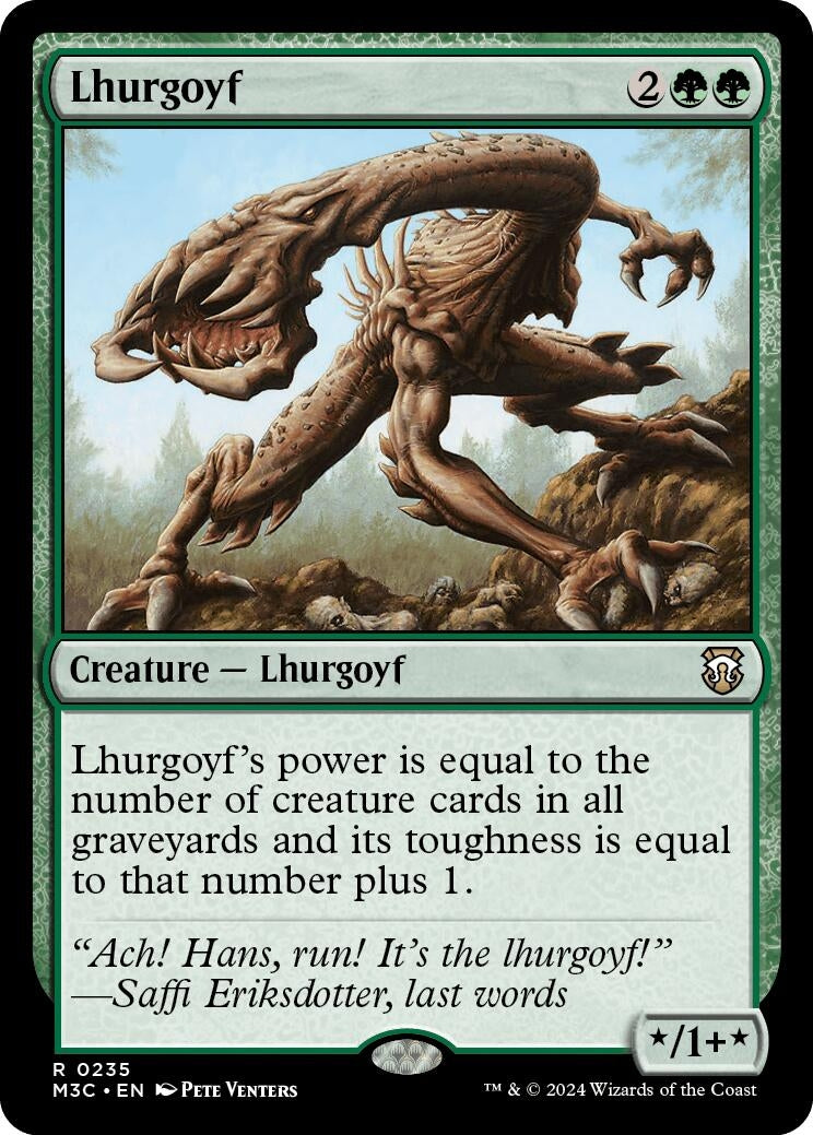 Image for Lhurgoyf (235) (Commander: Modern Horizons 3) - Magic: The Gathering