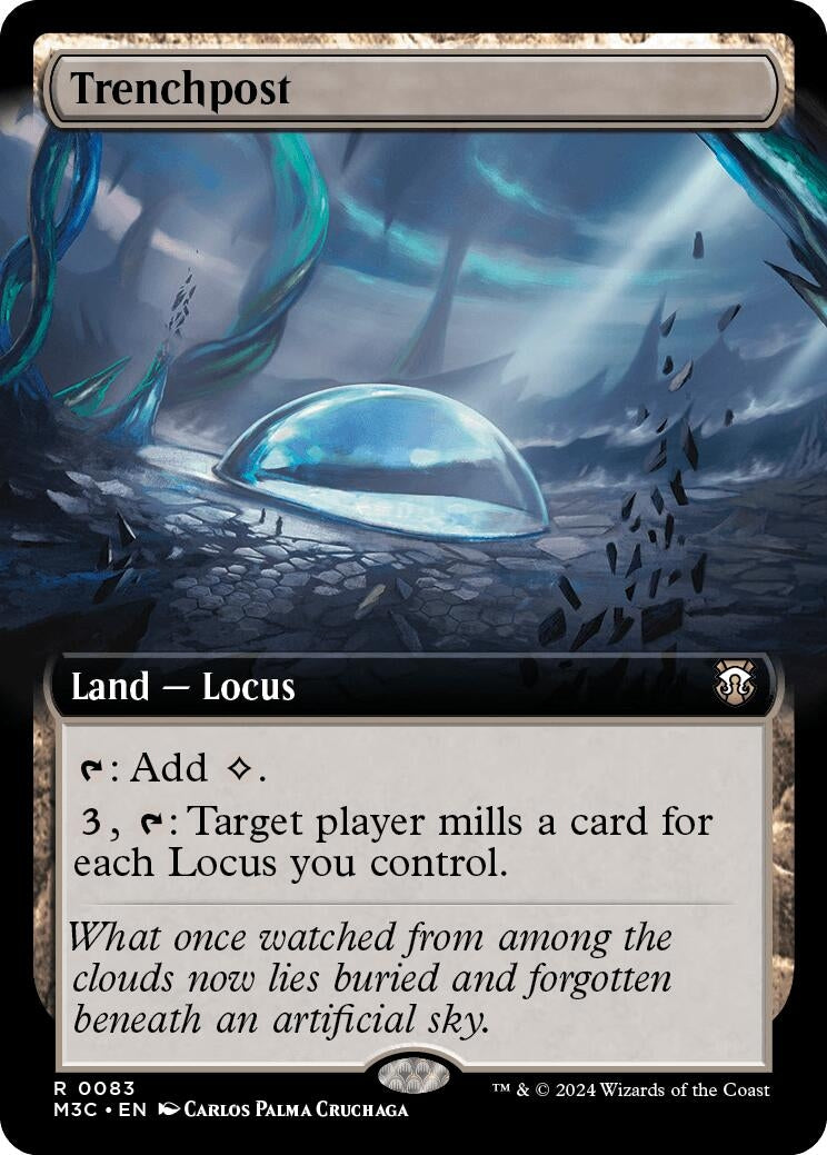 Image for Trenchpost (Extended Art) (83) (Commander: Modern Horizons 3) - Magic: The Gathering