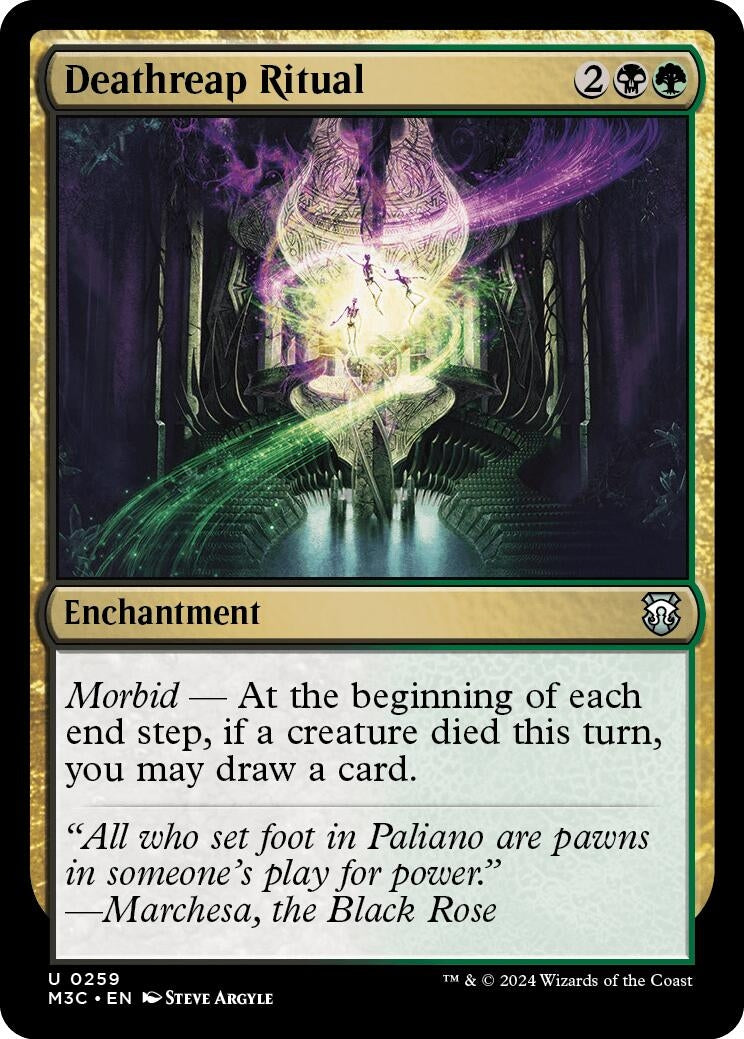 Image for Deathreap Ritual (Ripple Foil) (259) (Commander: Modern Horizons 3) - Magic: The Gathering