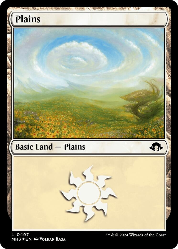 Image for Plains (0497) (Ripple Foil) (497) (Modern Horizons 3) - Magic: The Gathering