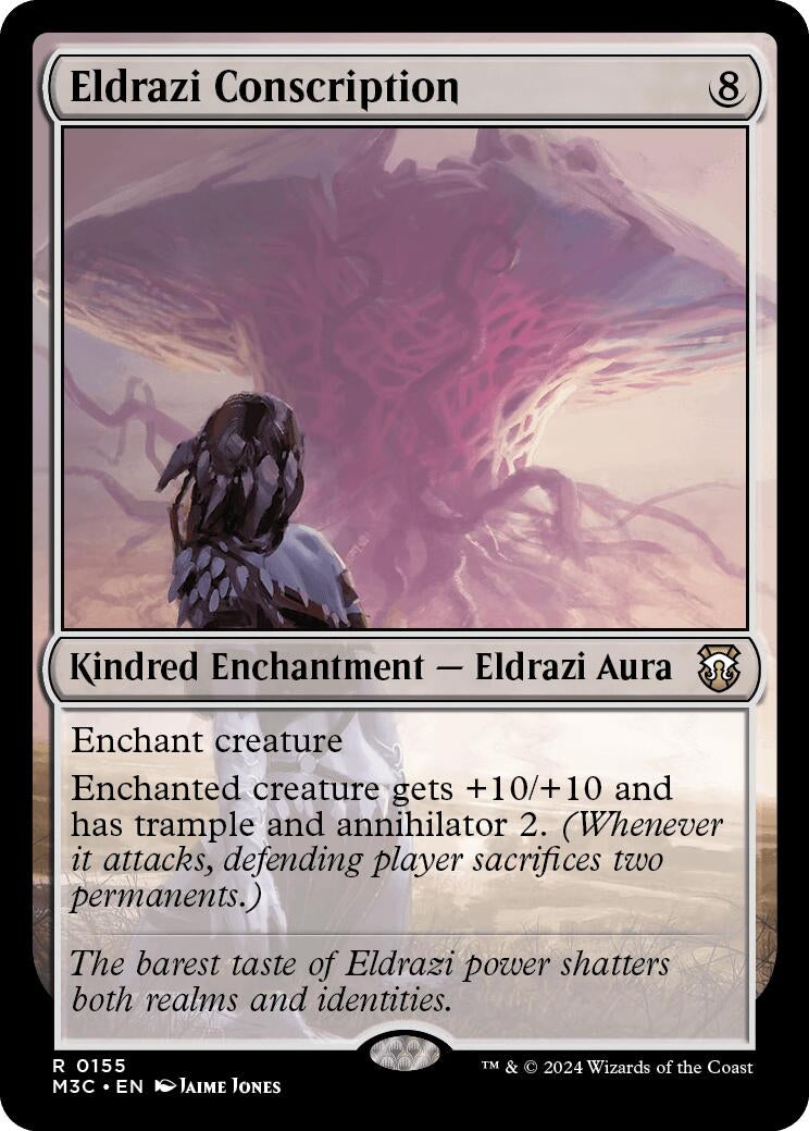 Image for Eldrazi Conscription (Ripple Foil) (155) (Commander: Modern Horizons 3) - Magic: The Gathering
