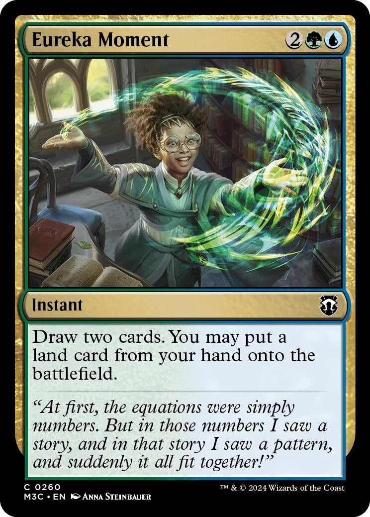 Image for Eureka Moment (Ripple Foil) (260) (Commander: Modern Horizons 3) - Magic: The Gathering