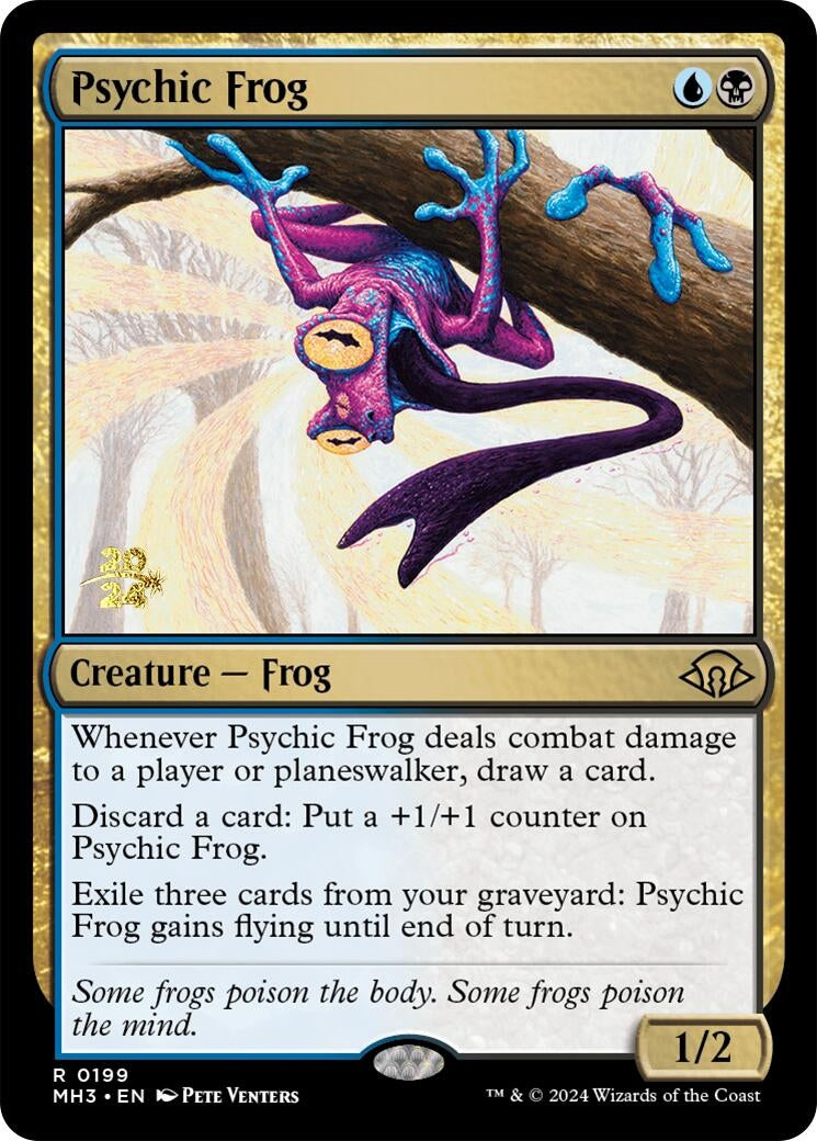 Image for Psychic Frog (199) (Prerelease Cards) - Magic: The Gathering