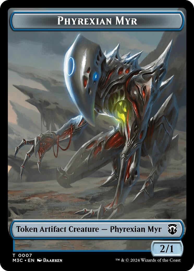 Image for Phyrexian Myr // Servo Double-Sided Token (7 // 33) (Commander: Modern Horizons 3) - Magic: The Gathering