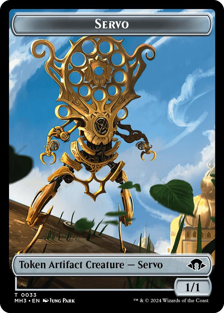 Image for Servo // Snake Double-Sided Token (33 // 20) (Modern Horizons 3) - Magic: The Gathering