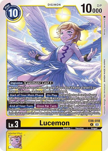Image for Lucemon (EX6-018 R) (Infernal Ascension) - Digimon Card Game