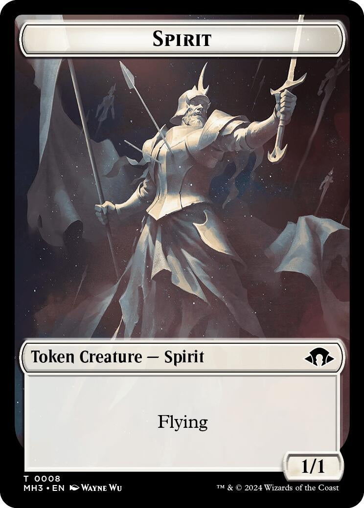 Image for Spirit Token (0008) (8) (Modern Horizons 3) - Magic: The Gathering