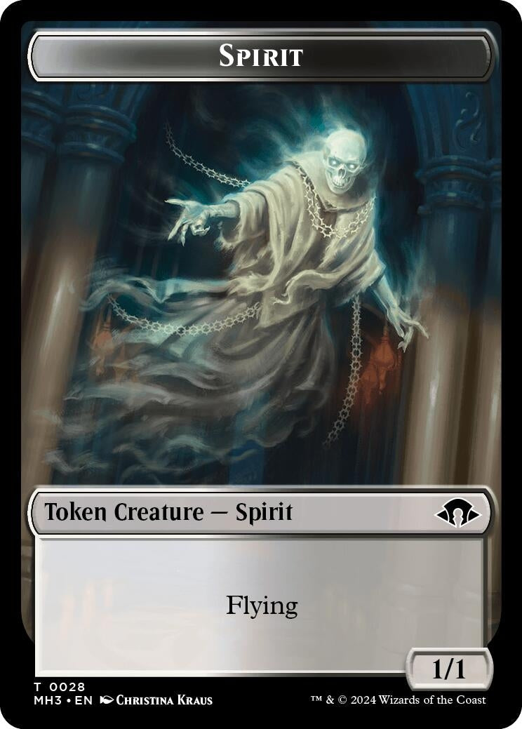 Image for Spirit (0028) // Energy Reserve Double-Sided Token (28 // 36) (Modern Horizons 3) - Magic: The Gathering