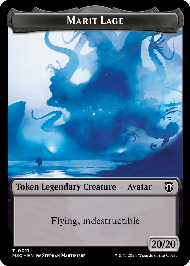 Image for Marit Lage (Ripple Foil) // Sand Warrior Double-Sided Token (11 // 23) (Commander: Modern Horizons 3) - Magic: The Gathering