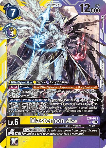 Image for Mastemon ACE (EX6-029 SR) (Infernal Ascension) - Digimon Card Game