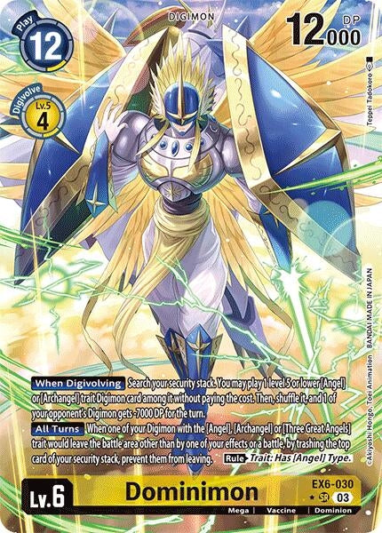 Image for Dominimon (Alternate Art) (EX6-030 SR) (Infernal Ascension) - Digimon Card Game